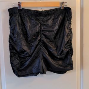 Pleather Shorts